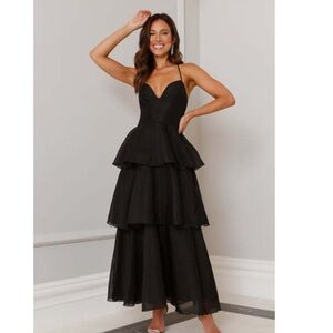 Hello Molly black maxi dress